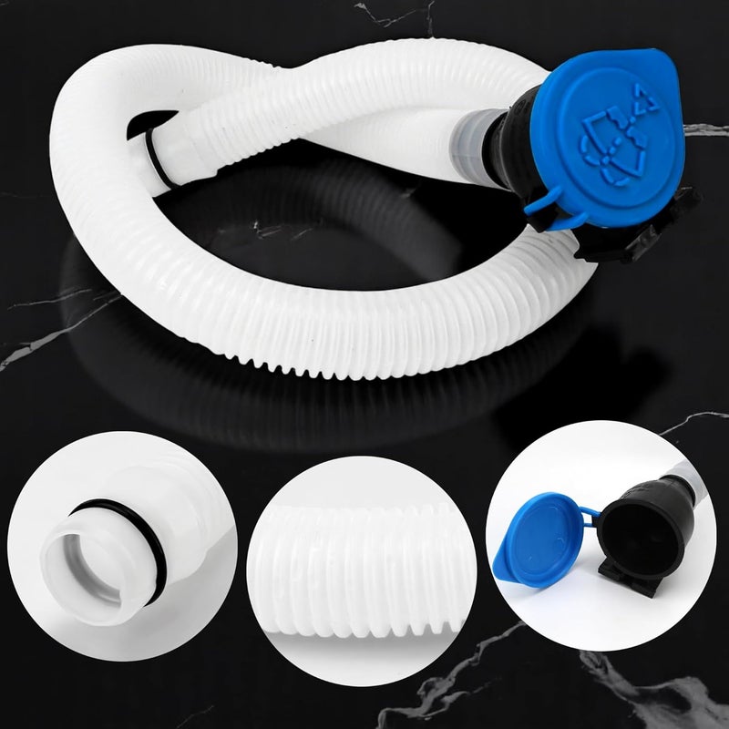 KH866 90cm/35.4in Plastic Windshield Washer Filler Tube Replacement for BMW 3 Series E90 E91 E92 E93 (2006-2013) 323i 325i 328i 330i 335i 335d XI IS - Image 3